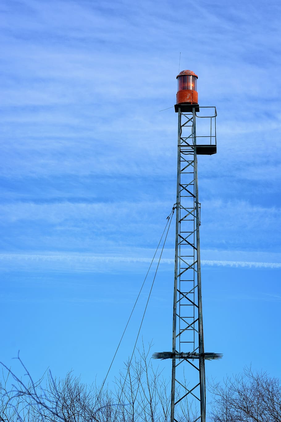 Storm Warning Light, Warning Light, lighthouse, signal, forward HD wallpaper