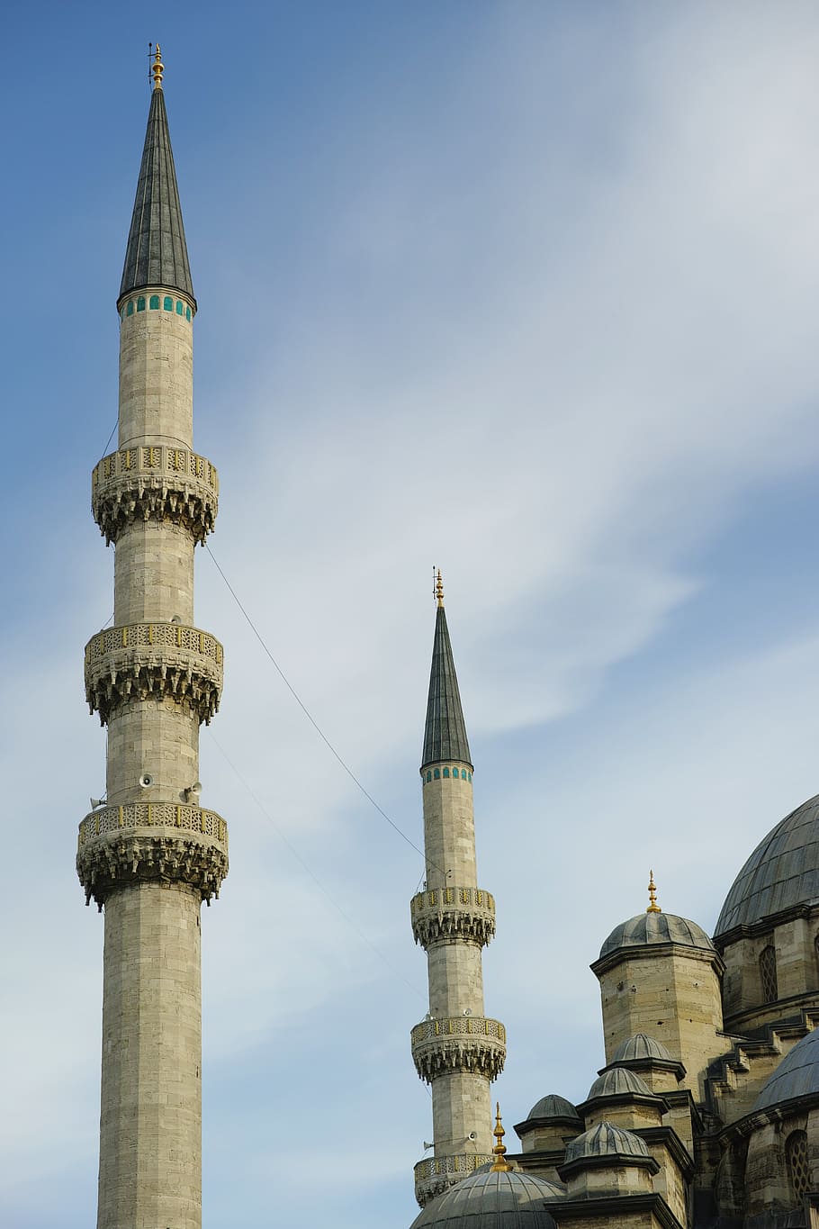 minaret, architecture, cami, religion, the minarets, beautiful, HD wallpaper