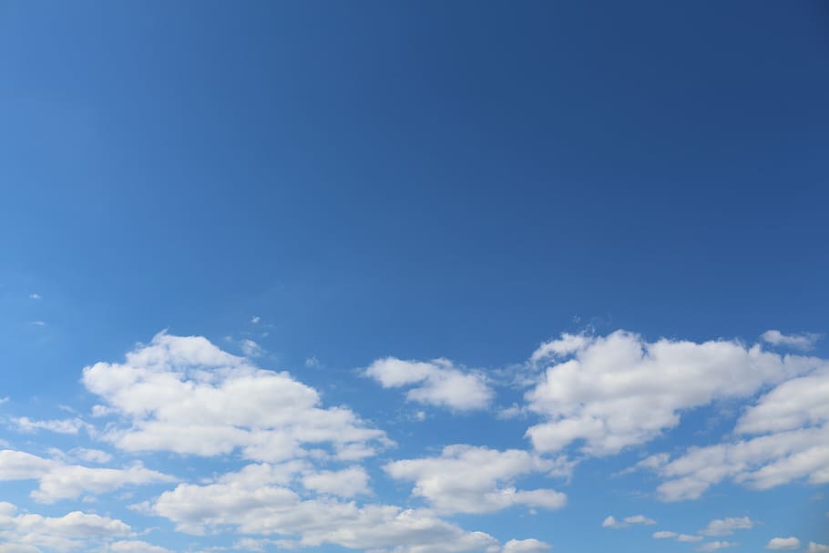 landscape, clouds, sky, blue, white, cloud - sky, beauty in nature HD wallpaper