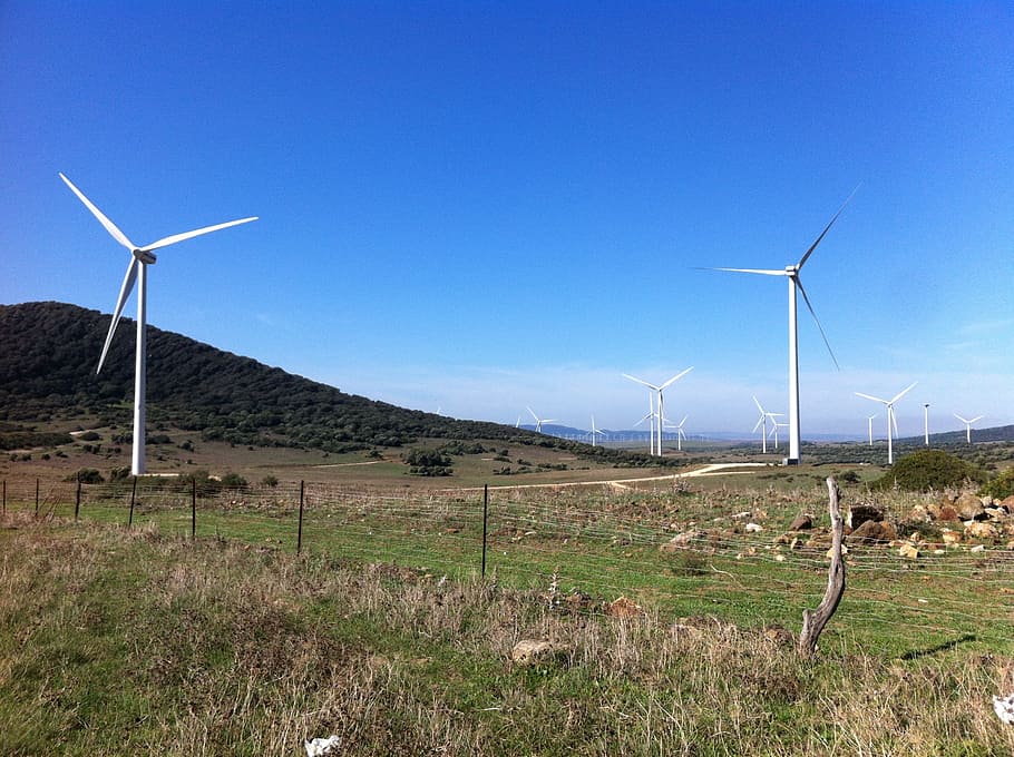 Wind Turbines, Spain, Wind Power, energy, renewable, generator HD wallpaper