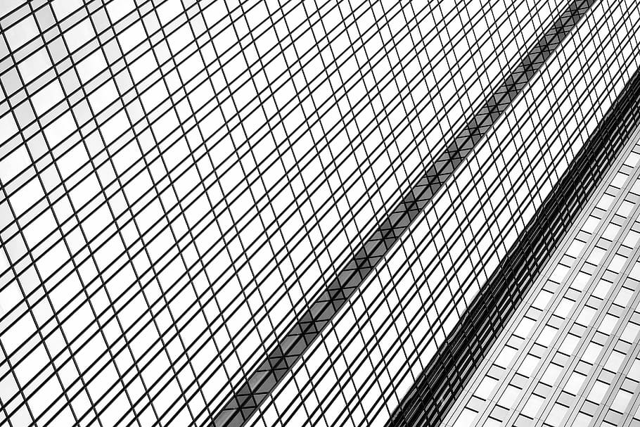 untitled, skyscraper, houses, windows, front, city, corporate HD wallpaper
