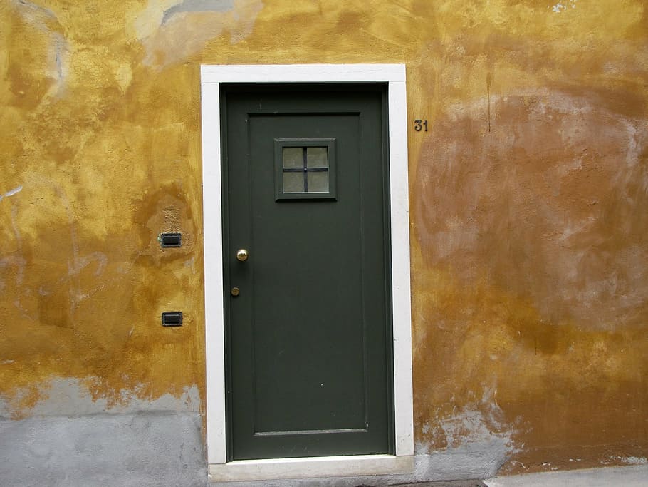 door, wall, colorful, entry, architecture, painting, window HD wallpaper