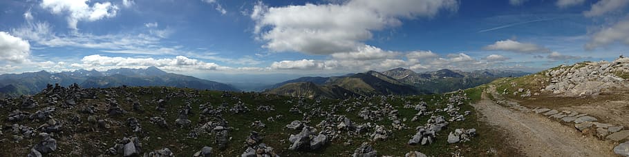 mountains, panorama, landscape, nature, tops, the high tatras HD wallpaper