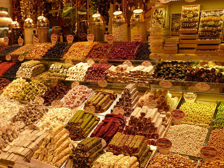 food store, bazaar, market, business, turkey, istanbul, delicious