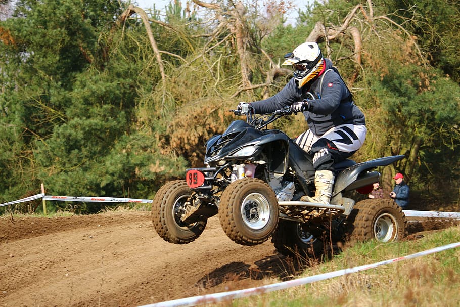 motocross, quad, atv, race, all-terrain vehicle, sand, motorcycle