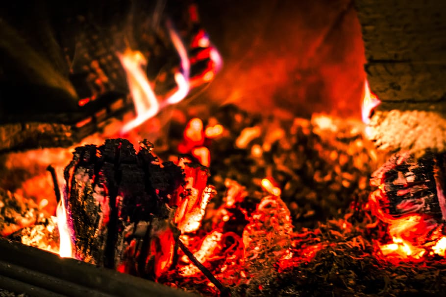light, firewood, fire, hot, ash, blaze, bonfire, burn, burning, HD wallpaper