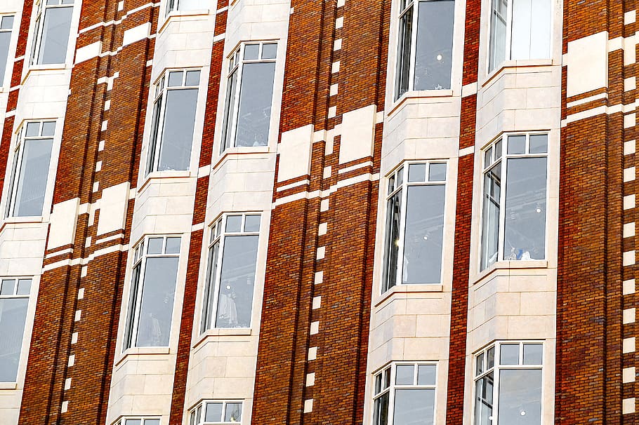 building, brick, construction, windows, architecture, amsterdam HD wallpaper
