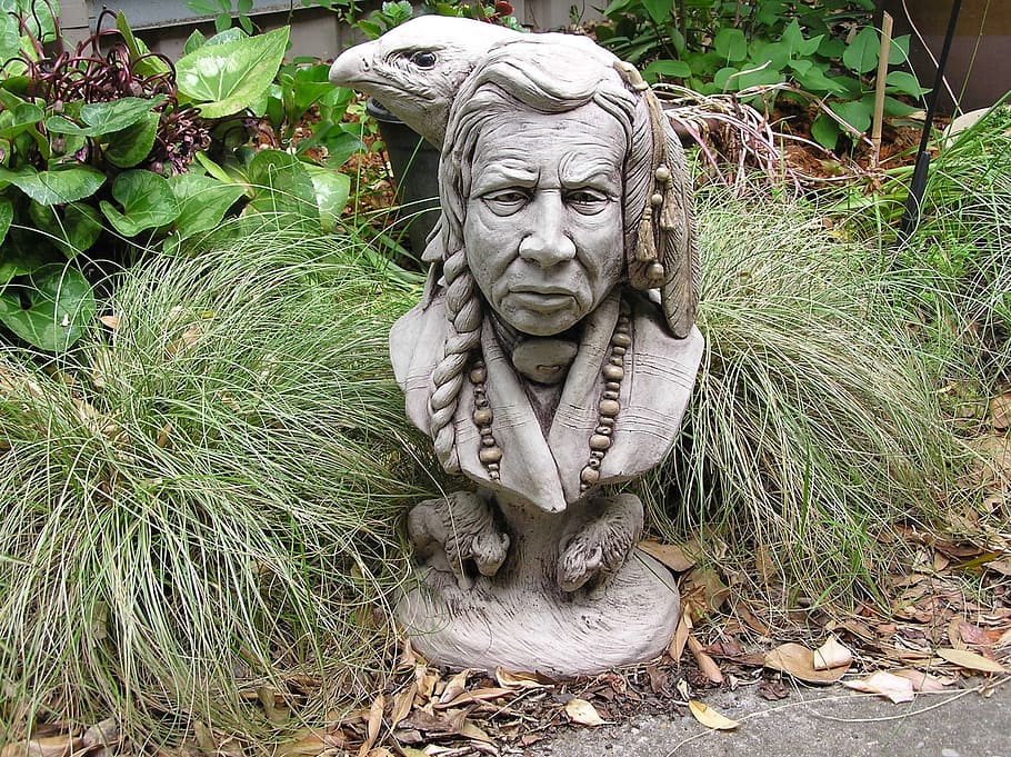 Statue, Garden, in, one animal, no people, outdoors, day, animal themes HD wallpaper