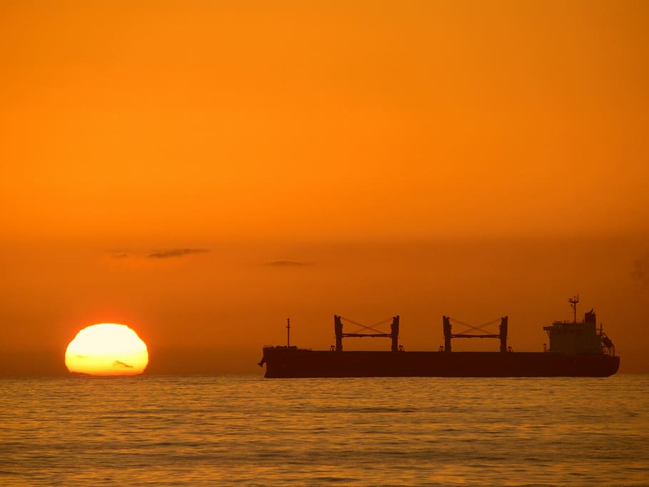sunset, chile, windows, landscape, setting sun, beach, dark clouds HD wallpaper