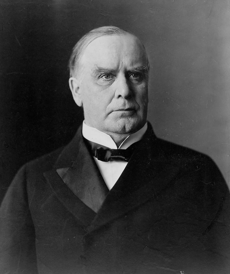 William Mckinley Portrait, history, president, public domain, HD wallpaper