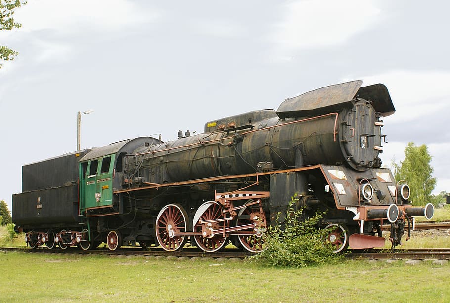 Locomotive, Train, Railway, steam locomotive, carriage of goods, HD wallpaper