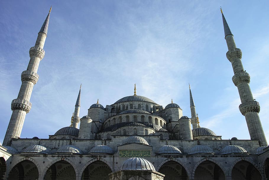 Hagia Sophia, Turkey, Cami, Islam, Worship, Prayer, Minaret, architecture, HD wallpaper