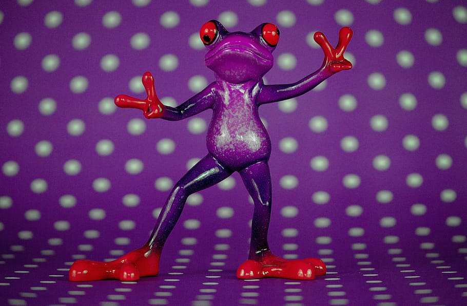 frog, disco, gesture, peace, funny, cute, figure, sweet, cheerful HD wallpaper