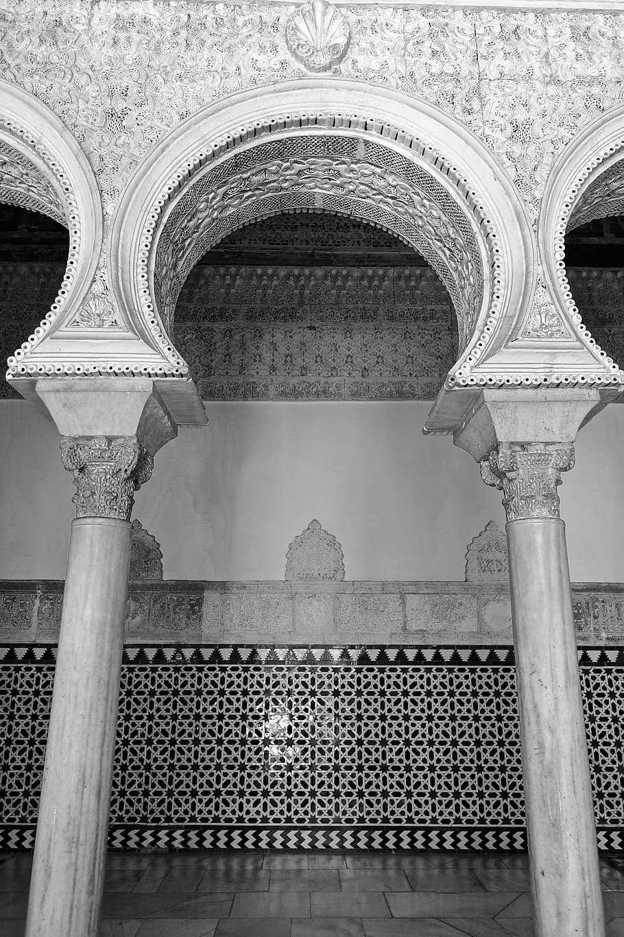 arabic, arch, architecture, antique, decoration, islamic, archway HD wallpaper