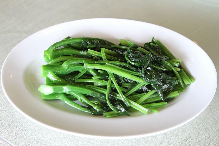 stir-fried vegetables, chinese food, stir-fried kale, freshness