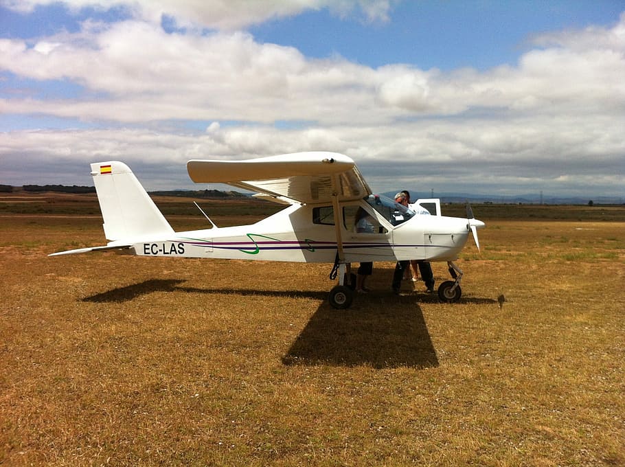 Plane, Sky, Landscape, airplane, air vehicle, airport runway HD wallpaper