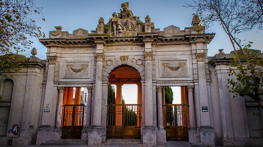 Style, Architecture, Cemetery, Streets, building exterior, facade HD wallpaper