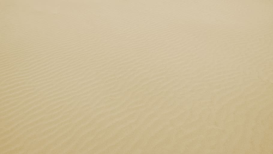 bird's eye view of desert, brown desert sand during daytime, pattern