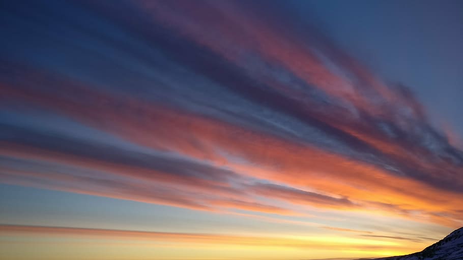 abstract, art, blur, bright, clouds, color, colors, dawn, daylight HD wallpaper