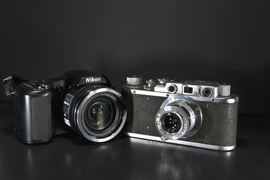 camera, old, new, ku, digital, nostalgia, photograph, photography HD wallpaper