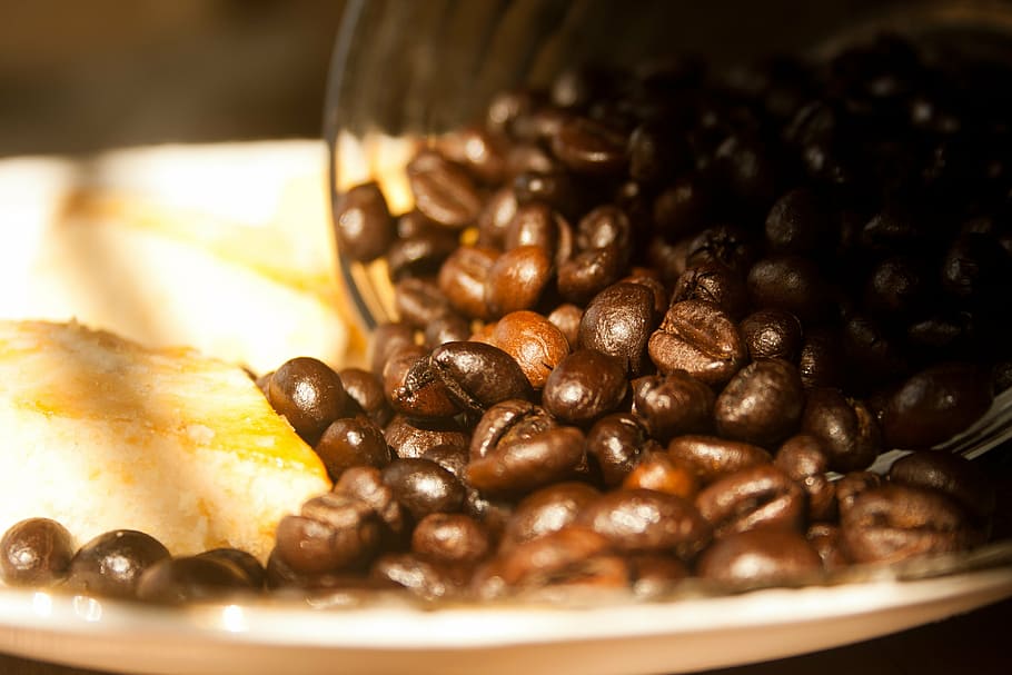 coffee, coffee beans, roasted, aroma, brown, caffeine, espresso HD wallpaper