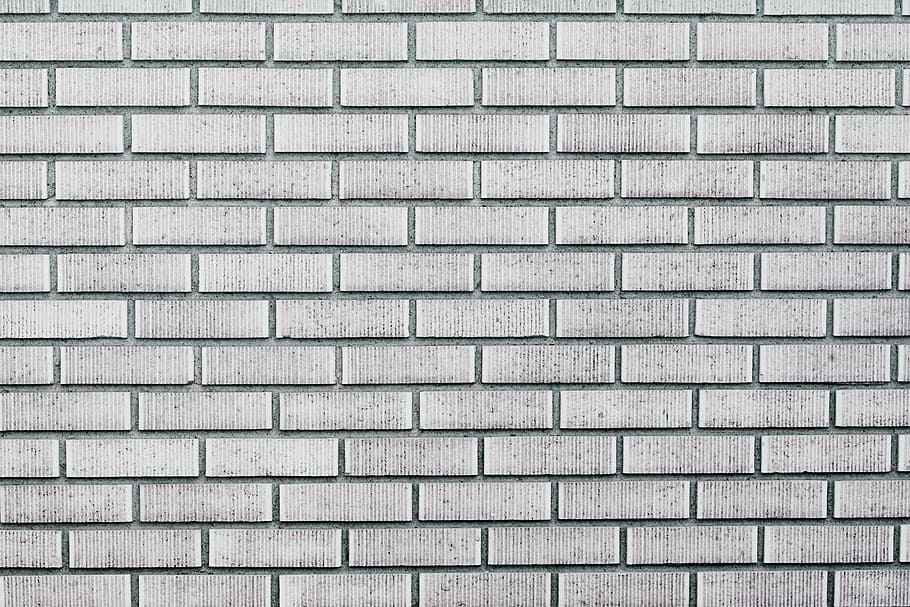 gray concrete brick wallpaper, grey brick wall, texture, structure, HD wallpaper