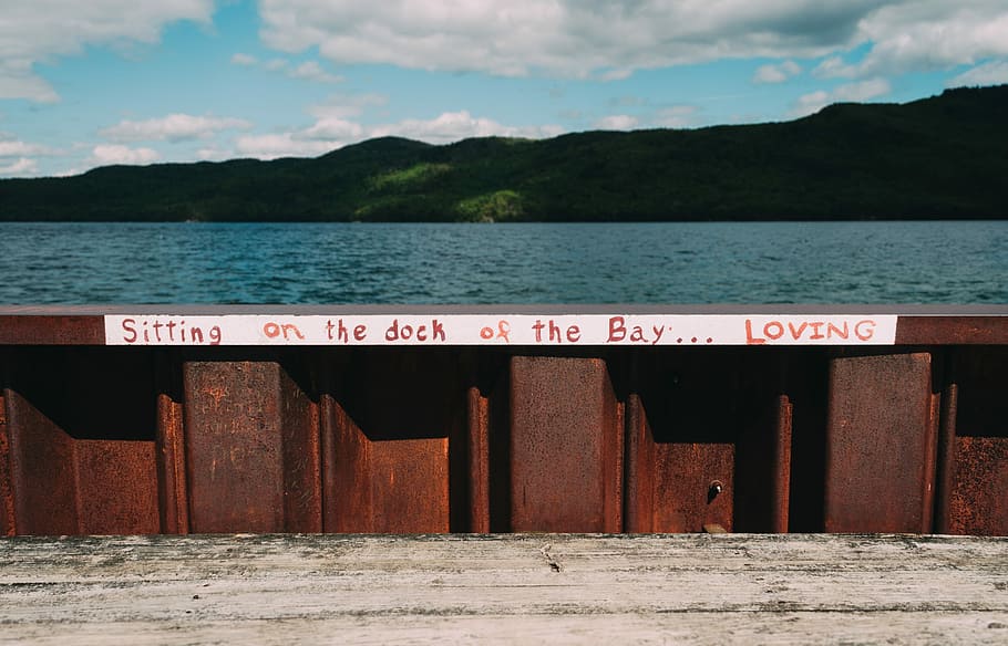 sitting on the dock of the bay loving wall decor, summer, sun HD wallpaper