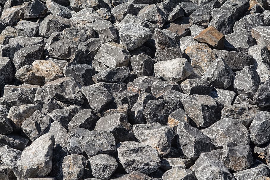 stones, scree, rock, structure, backgrounds, full frame, textured HD wallpaper