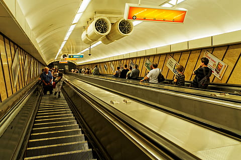 budapest, metro, hungary, station, underground, means of rail transport HD wallpaper