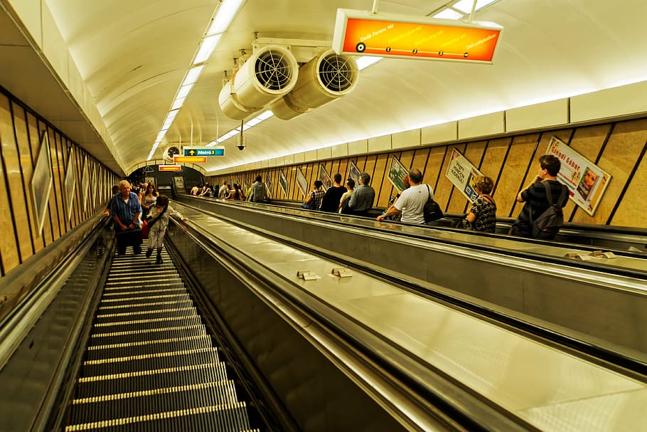 budapest, metro, hungary, station, underground, means of rail transport HD wallpaper
