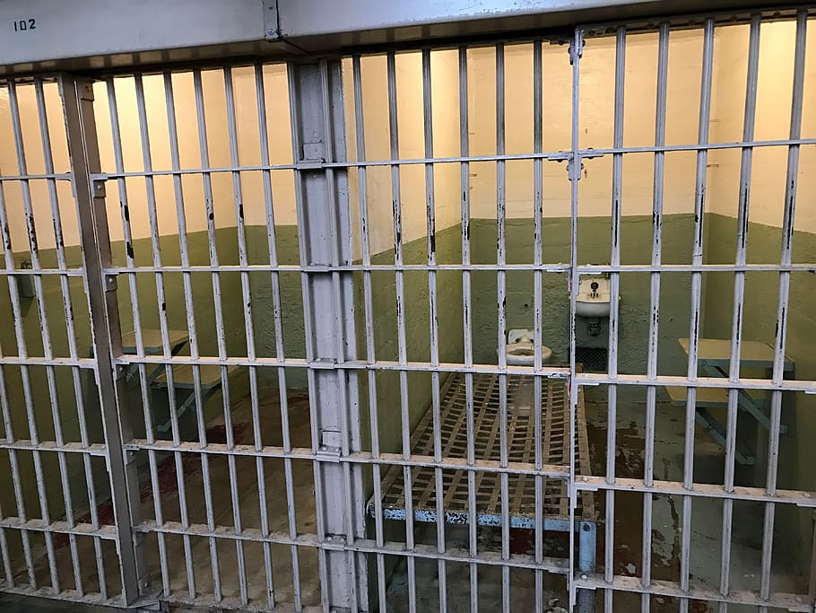 cells, presidio, alcatraz, punishment, prison cell, architecture HD wallpaper