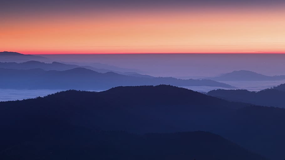 mountain, highland, cloud, sky, summit, ridge, landscape, nature HD wallpaper