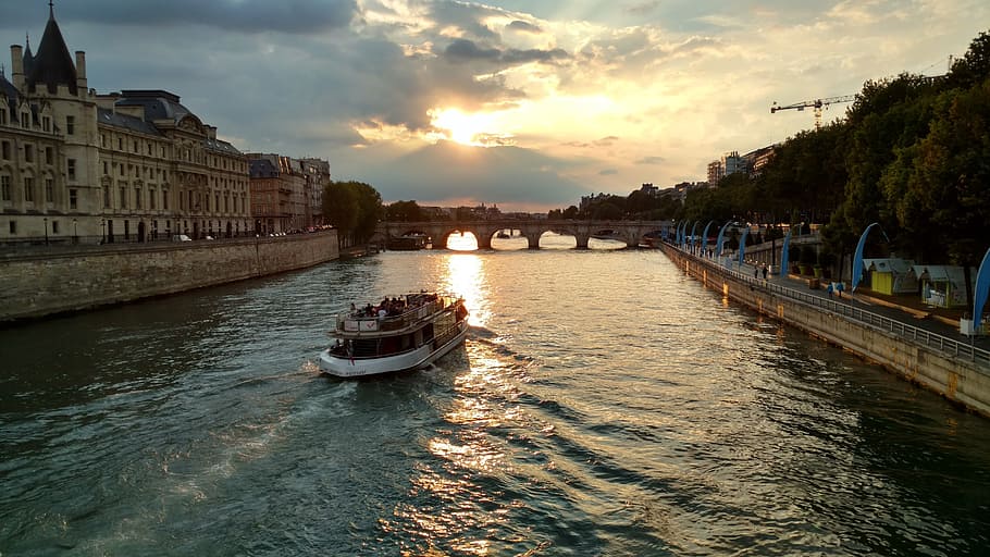 Paris, Seine, River, France, French, parisian, european, tourism, HD wallpaper