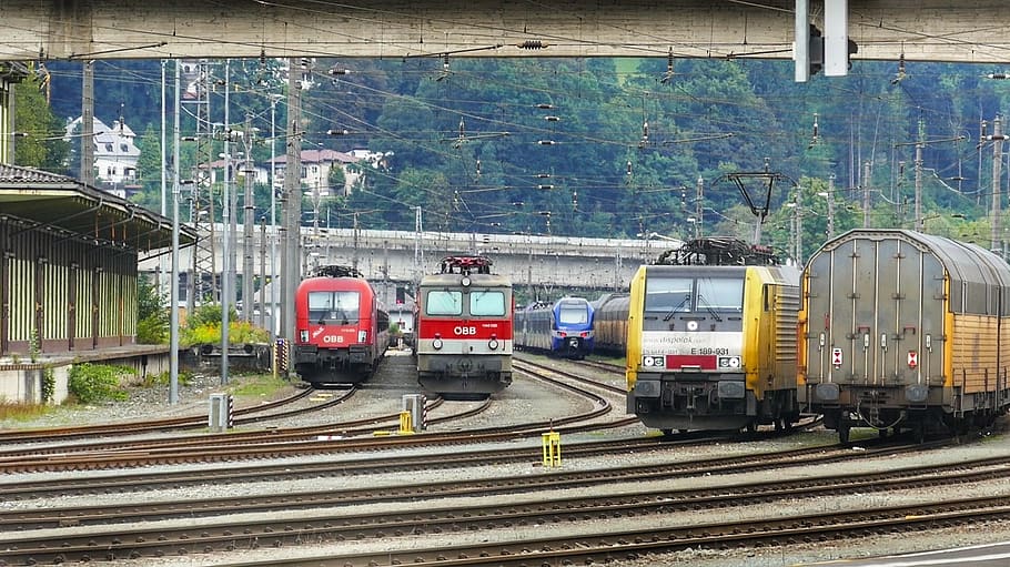 train, railway, transport system, transportation, rail transportation HD wallpaper