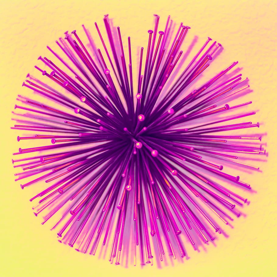 Purple Burst Digital Wallpaper, art, artistic, bright, colors HD wallpaper
