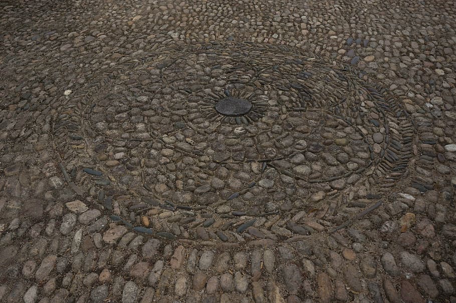cobblestone, feeling, material, backgrounds, street, pattern HD wallpaper