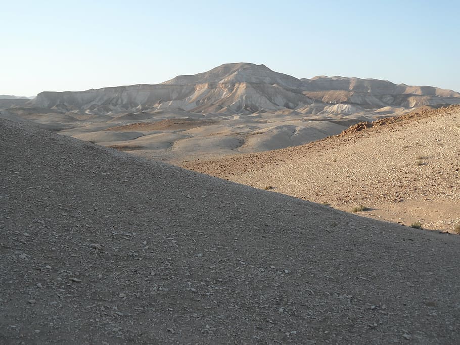 desert, dead sea, hot, volcano, nature, dry, mountain, landscape HD wallpaper