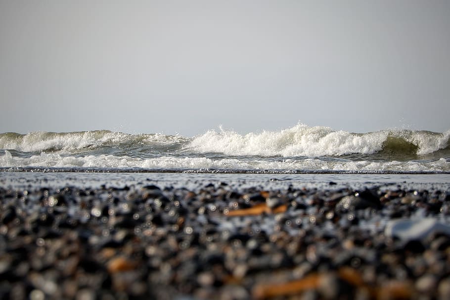 Natural, Sea, Beach, Wave, Landscape, nature, outdoors, water HD wallpaper