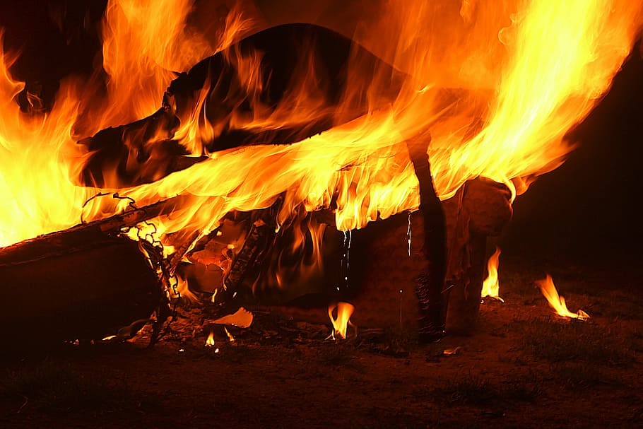 fire, background, flame, black, hot, blazing, inferno, burn, HD wallpaper