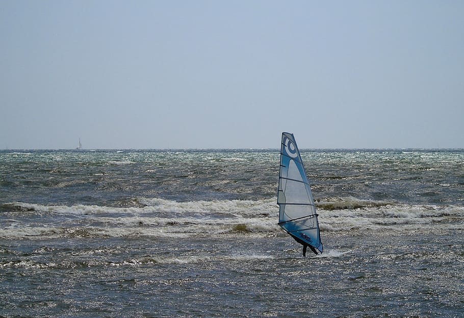 wind, surf, sea, ocean, water, beach, surfing, board, sport HD wallpaper