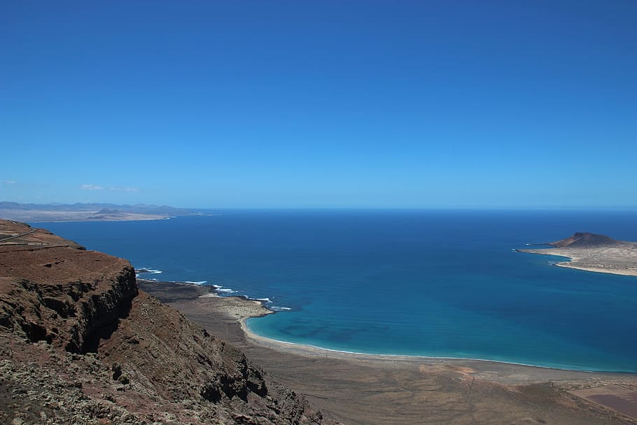 lanzarote, pristine, sand, beach, sea, water, scenics - nature HD wallpaper