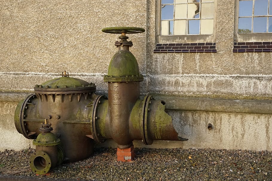 defect, broken, old, ailing, water pipe, architecture, building exterior HD wallpaper
