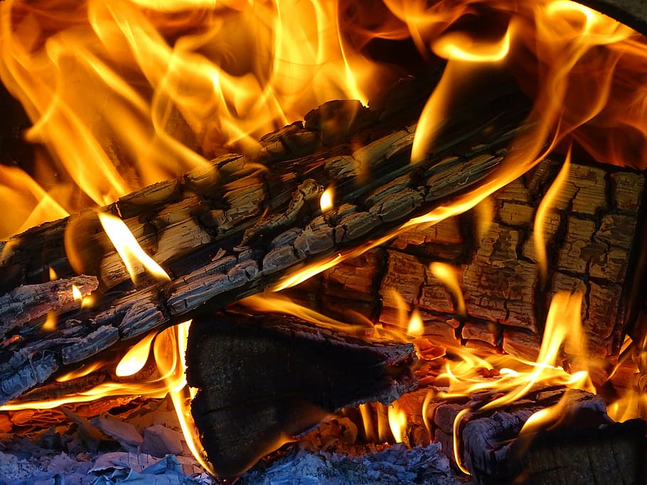 fire, embers, carbon, flame, wood, burn, fireplace, fire - Natural Phenomenon HD wallpaper