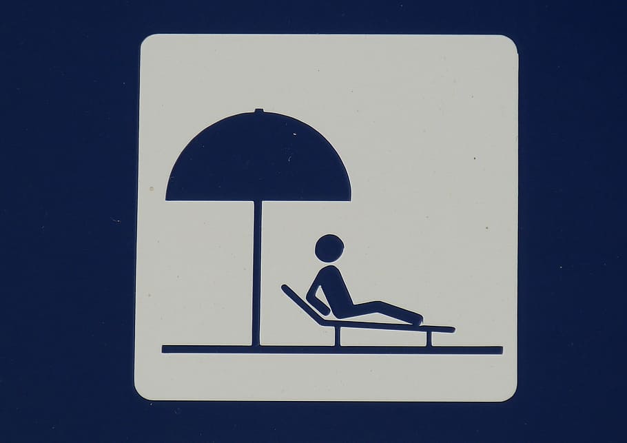 Parasol, Pool, Beach, Sea, Tourist, tourism, relax, deck chair HD wallpaper
