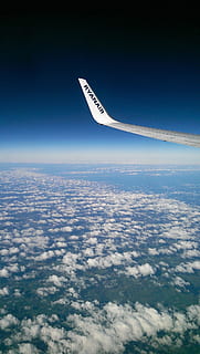 Cloud, Winglet, Horizon, Aircraft, europe, ryanair, boeing 737 HD wallpaper