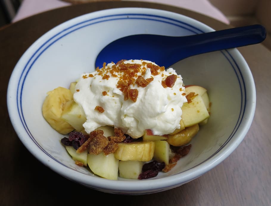 yogurt, breakfast, heath, food and drink, freshness, ready-to-eat HD wallpaper