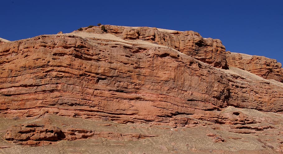 Brown Rock, arid, canyon, cliffs, daylight, desert, dry, erosion HD wallpaper