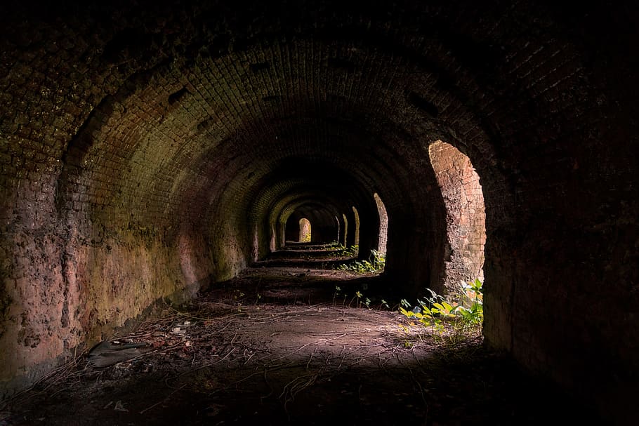 tunnel, dark, the darkness, light, crash, architecture, built structure HD wallpaper