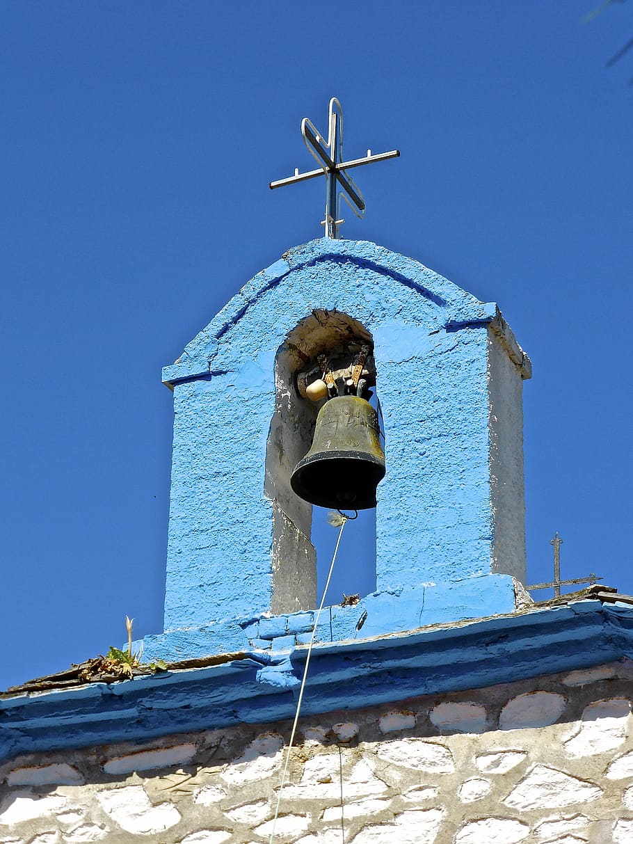 bell, tower, historic, old, church, ancient, european, low angle view HD wallpaper