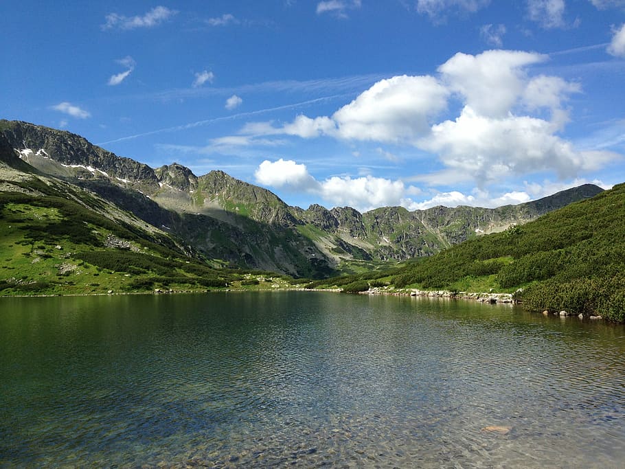 tatry, mountains, valley of five ponds, the high tatras, landscape, HD wallpaper